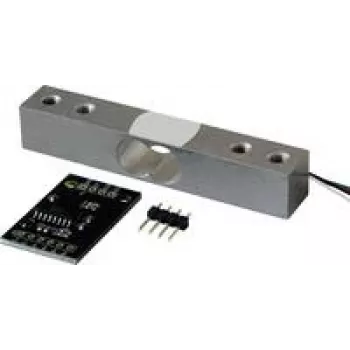 JOY-IT DEBO HX711-20 24-bit ADC-module met 20 kg weegcel voor gewichtsmeting SEN-HX711-20