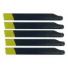 Amewi hoofdrotorbladen set geel voor MD500E/H145 (057-25334-26)