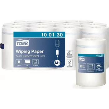 Tork Advanced M1 centrefeed reinigingsdoekrol, 1-laags wit, 275 m, 11 rollen