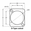EXSYS EX-49171 D-type adapter, USB-C female naar HDMI female