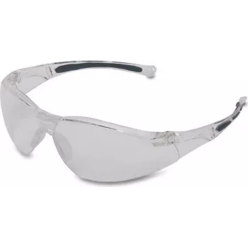 Honeywell Safety 1015350 veiligheidsbril met gespiegelde zilveren lens, zij- en bovenzijbescherming, krasvast, UV-bescherming, EN 166