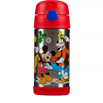 THERMOS FUNTAINER drinkfles met rietje, Disney Minnie Mouse, 0,35 L, roestvrij staal, roze 4113.412.035