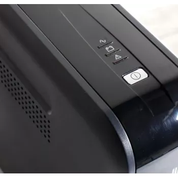 Riello UPS iDialog IDG 600 - 600 VA line-interactive UPS, 4 Schuko-uitgangen, USB, tower, zwart