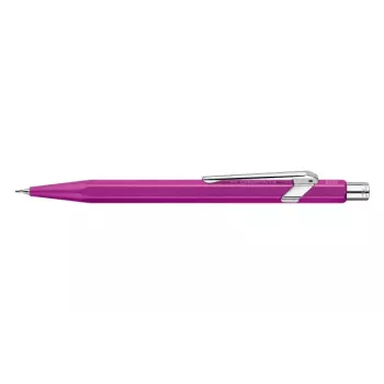 CARAN D'ACHE 844 Colormat-X vulpotlood 0,7 mm, paarse satijnen aluminium zeshoekige behuizing 844.605