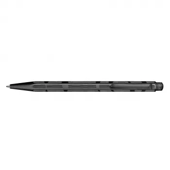 Caran d'Ache Ecridor Black Lines balpen, medium, zwarte inkt, palladiumgecoat zeshoekig schacht 890.010