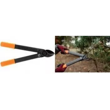 Bradas aambeeld-takenschaar V-SERIES SUPER LIGHT antraciet/oranje, aambeeldkling met beschermlaag, 1 stuk (KT-V1260)