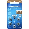 Renata ZA312 zink-lucht hoortoestelbatterij PR41 165 mAh 1,4 V 6-pack ZA312.DP6 0HG