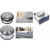 Kangaro K-11000 verchroomde metalen deurstopper, 100 mm diameter, 45 mm hoogte, 1,25 kg