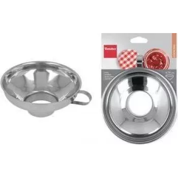 Metaltex RVS jamtrechter met handgreep, gepolijst, 140 mm bovendiameter 257197010