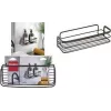 Metaltex Origin LAVA 1-traps wandrek, Touch-Therm gecoat metaal, zwart 401104000