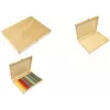 KANGARO K-830060 houten pennenhouder, 280 x 200 x 30 mm, naturel