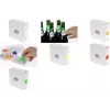 RILLPRINT 89302 neon geel markeringsstippen 25 mm, handbeschrijfbaar, permanent, 500 per dispenser