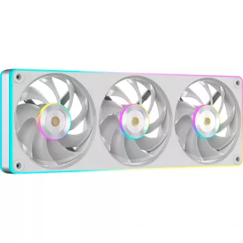 Ocypus Sigma F36 ARGB 365 mm drievoudige ventilator met enkel frame, wit