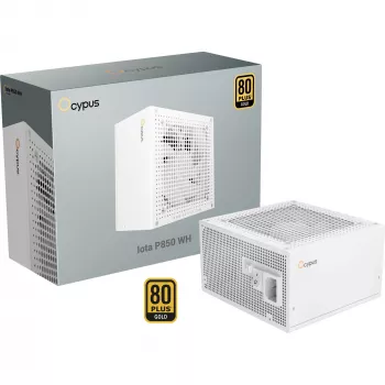 OCYPUS Iota P850 White 850W 80 PLUS Gold volledig modulaire ATX 3.0 voeding