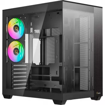 Ocypus Delta C74 ARGB zwart panoramaglas mid-tower behuizing