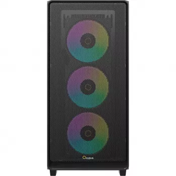 Ocypus Gamma C60 ARGB mid-tower PC-behuizing - tempered glass, zwart