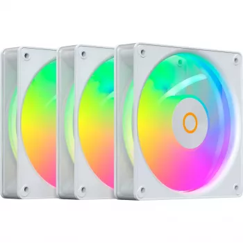 OCYPUS Gamma F12 Elite ARGB wit 3-pack 120 mm behuizingsventilator