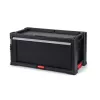 KETER DIY gereedschapskist met 1 lade, 56,2x28,9x26,2 cm, staal, zwart met rode accenten