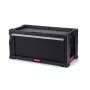 KETER DIY gereedschapskist met 1 lade, 56,2x28,9x26,2 cm, staal, zwart met rode accenten
