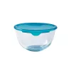 PYREX glazen mengkom met deksel 2,3L Ø21cm