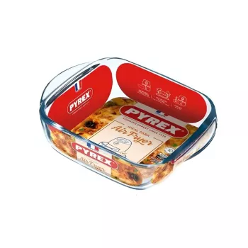 Pyrex glazen bewaardoos voor heteluchtfriteuses 20x17cm/1L