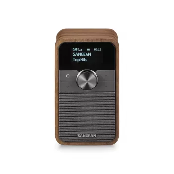 Sangean DDR-8 draagbare DAB+ radio met echt notenhouten afwerking