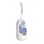 YORK BACTERIA STOP toiletborstel & houder set met siliconenkop en keramische basis