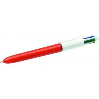 BIC 4 Colours Original intrekbare balpen, 0,30 mm, Blauw/Rood/Groen/Zwart (982867)