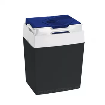 GIOSTYLE Brio 30 / 12V donkergrijs-rood/blauw elektrische koelbox