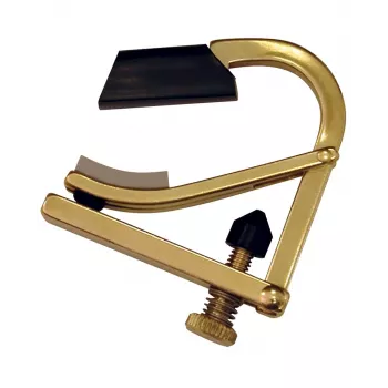 Shubb C7B gedeeltelijke capo voor akoestische gitaar - messing
