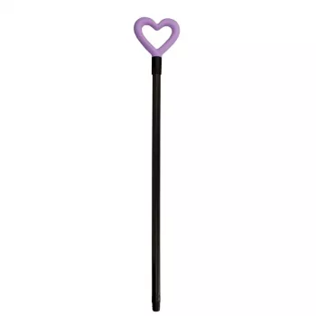 GIOSTYLE borstelsteel Love 131,2 cm assorti, limoengroen/lichtblauw/oranje/lila