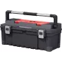 KETER DIY Hawk gereedschapskoffer 26 met organizer, 66 x 28,7 x 26,6 cm, zwart/rood