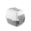 STEFANPLAST Cathy Comfort gesloten kattentoilet 58x45x48 cm wit/grijs