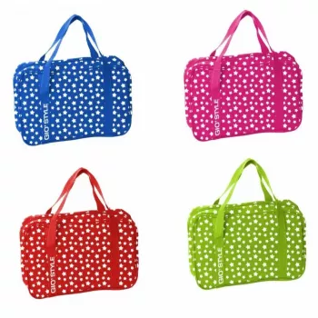 GIOSTYLE thermo-lunchbag Stars 12 assorti rood groen blauw roze