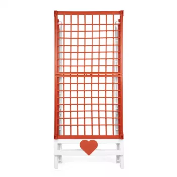 GIOSTYLE Love wasdroogrek wit/oranje 180x56x96cm