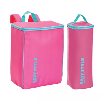 GIOSTYLE Thermobox-set (rugzak + flessenhouder) Easy Style roze