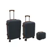 ORDINETT Ladekast 3-delige set, 60L + 43L + 15L, grijs