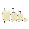 ORDINETT Kofferset 4-delig 98L + 60L + 43L + 15L wit
