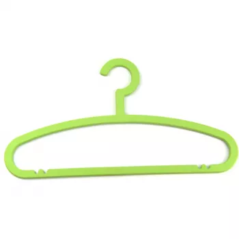 ORDINETT Basic kunststof kledinghangers 5-pack 42,5 cm diverse kleuren
