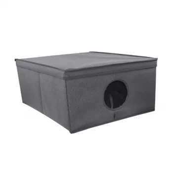 ORDINETT opvouwbare box M maat 48x36x19 cm grijs
