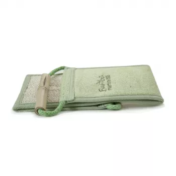 MARTINI SPA luffa- en bamboestroken Bamboe – natuurlijke peeling-badstrook met dubbelzijdige textuur