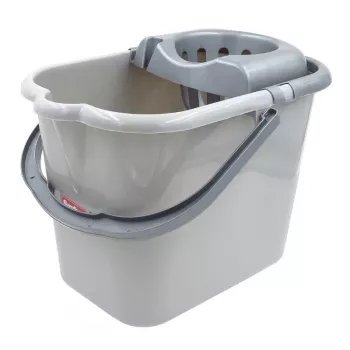 SAUBER ovale emmer 15L met drukknop-wringer