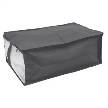 ORDINETT opbergtas voor plafond 40x60x26 cm grijs - zachte opbergtas van vliesstof met rits en handgrepen, 62,4 L