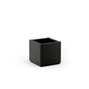 STEFANPLAST Ethica vierkante bloembak 36x36x35 cm grijs