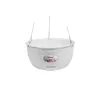 STEFANPLAST hangbloempot Natural Ø30x14,5cm wit