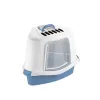 STEFANPLAST kattenbak Sprint Corner Plus 56x40x40cm blauw/wit