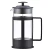 ASI COLLECTION GULFI L 1L French Press koffiezetapparaat, borosilicaatglas, RVS