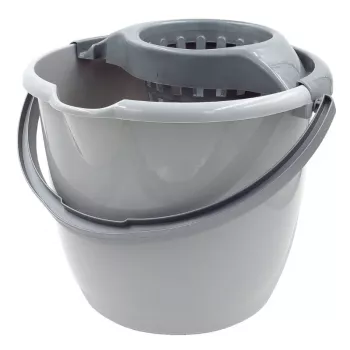 SAUBER ronde emmer 12L met drukknop