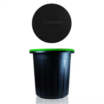GIOSTYLE Eco Solution 25L afvalbak donkergrijs/groen