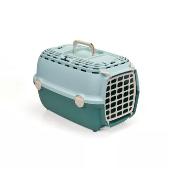 STEFANPLAST transportbox Horizon 1 met kunststof deur 48x32x30 cm lichtgroen/groen